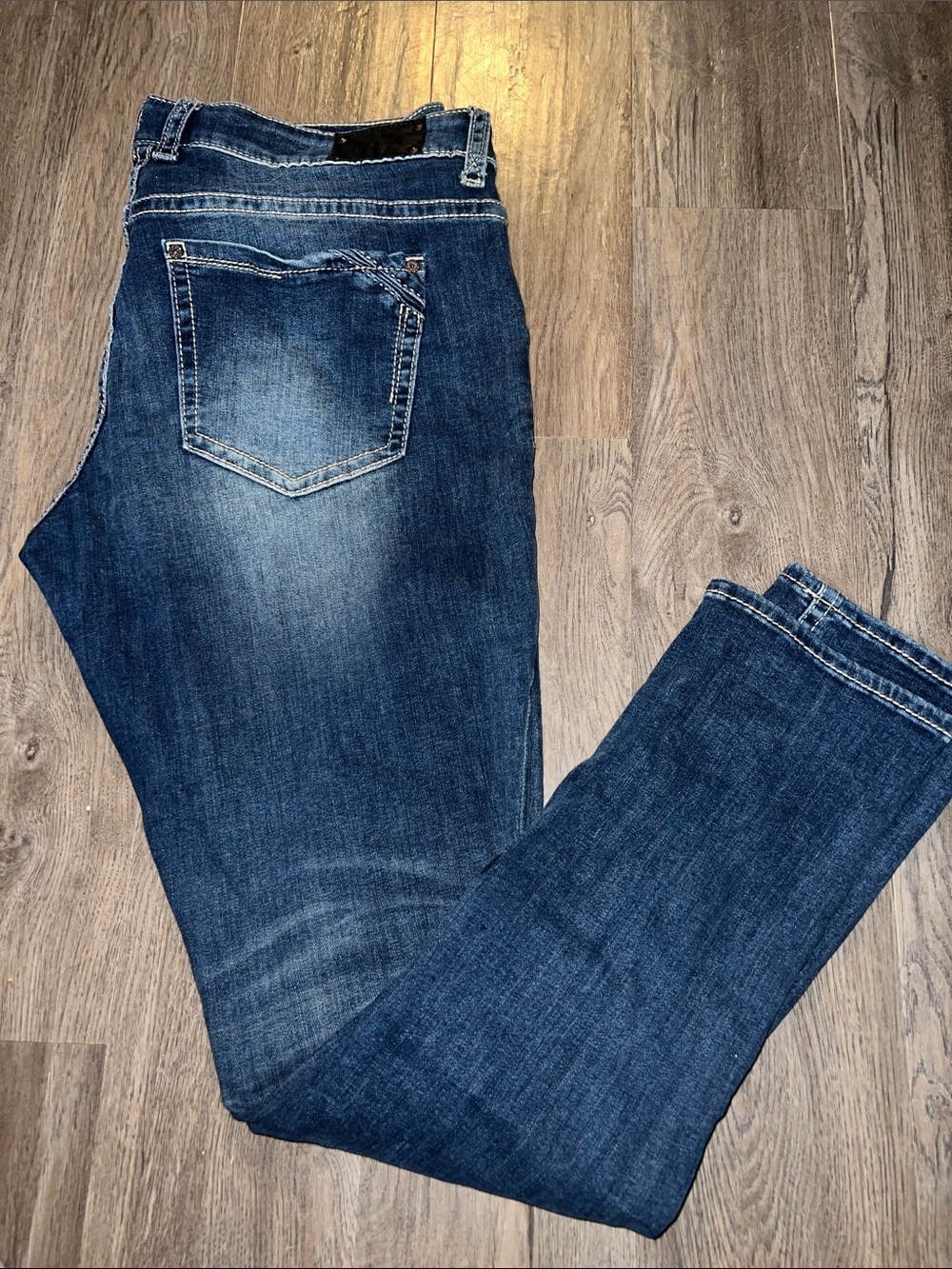 Buckle black skinny jeans sz 34x34